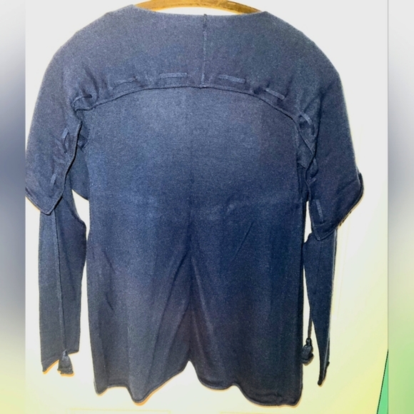 Lilly Pulitzer Dustin Cardigan, XS, Navy - Picture 2 of 3